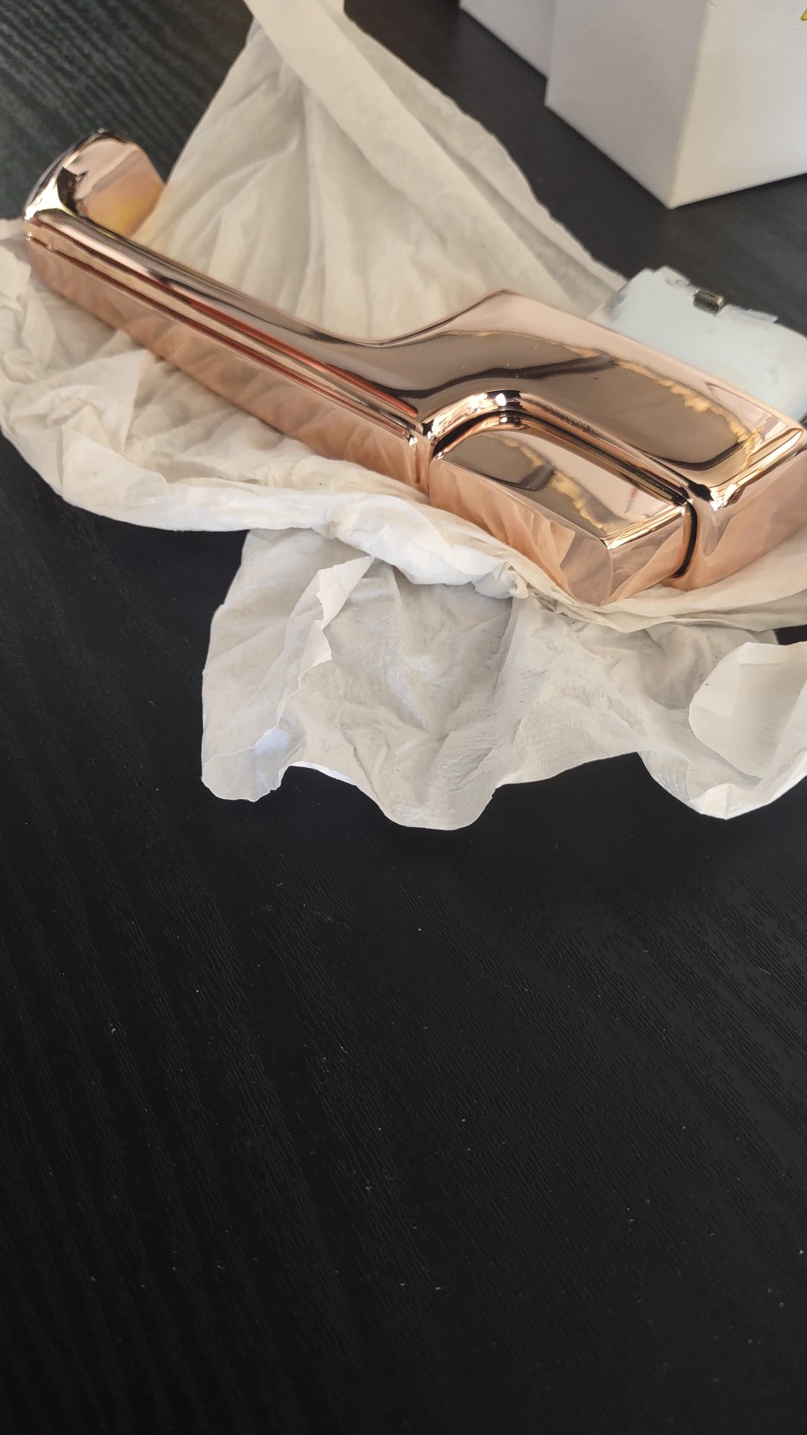 ChromeKarats gold plating work — Rose Gold Plated Faucet Handle